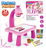 Roze projektor koji prenosi motive za dečje crtanje