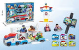 Veliki set sa 6 figura, vozilima i satom 43x23 cm
