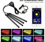 Svetlosni ambijent kabine uz četiri RGB trake