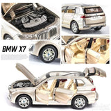Die-cast BMW X7 zlatni, dužina 22 cm, sa svetlima