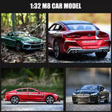 Die-cast BMW M8 crni, razmera 1:32, dužina 15 cm