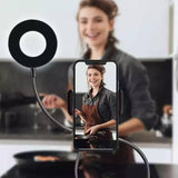 Selfi ring lampa sa stezaljkom i fleksibilnom rukom