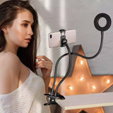 Selfi ring lampa sa stezaljkom i fleksibilnom rukom