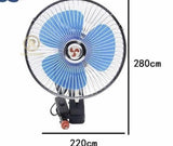 Kabinski ventilator za priključak od 12 V