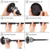 Solarne baštenske lampe X20 – set 6 komada