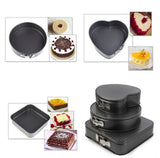 Set kalupa za torte 3 u 1: kvadrat, krug i srce