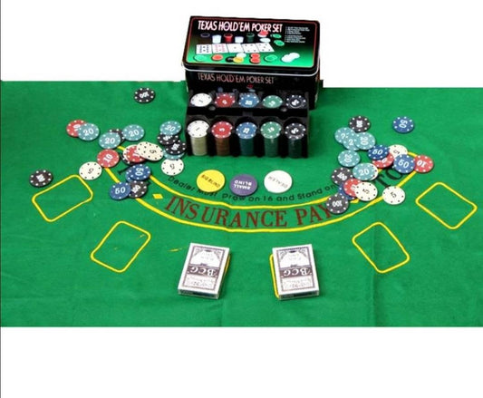 Texas hold'em poker set od 200 čipova - Texas hold'em poker set od 200 čipova