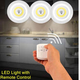 Bežične LED lampe 3 komada sa daljinskim i lepljenjem