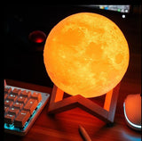 Lampa mesec prečnika 13 cm sa magnetnim postoljem