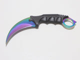 Karambit sa gumiranom drškom i sečivom od 10 cm