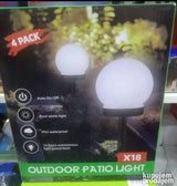 Set od 4 solarne baštenske lampe sa prekidačem