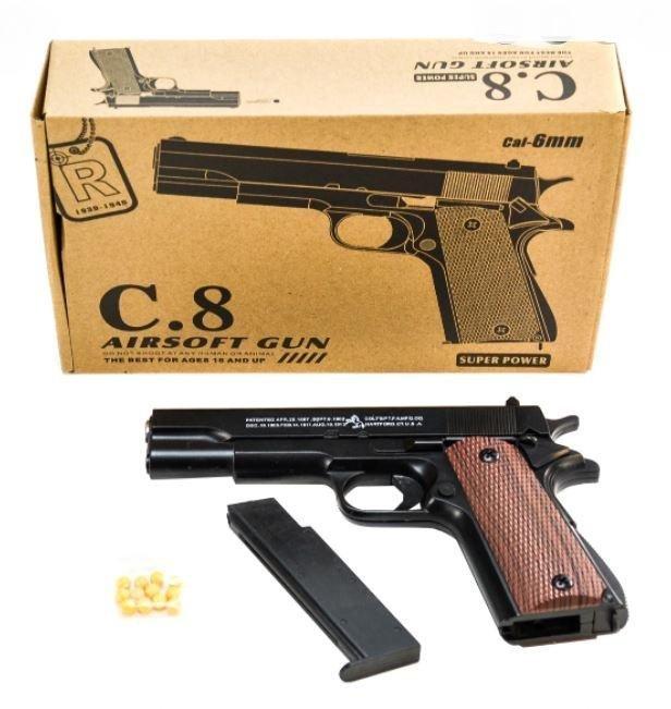 Pistolj za airsoft C8 metalni Colt C8