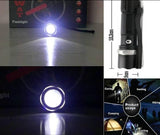 LED baterijska lampa sa 3 moda i crvenim difuzorom