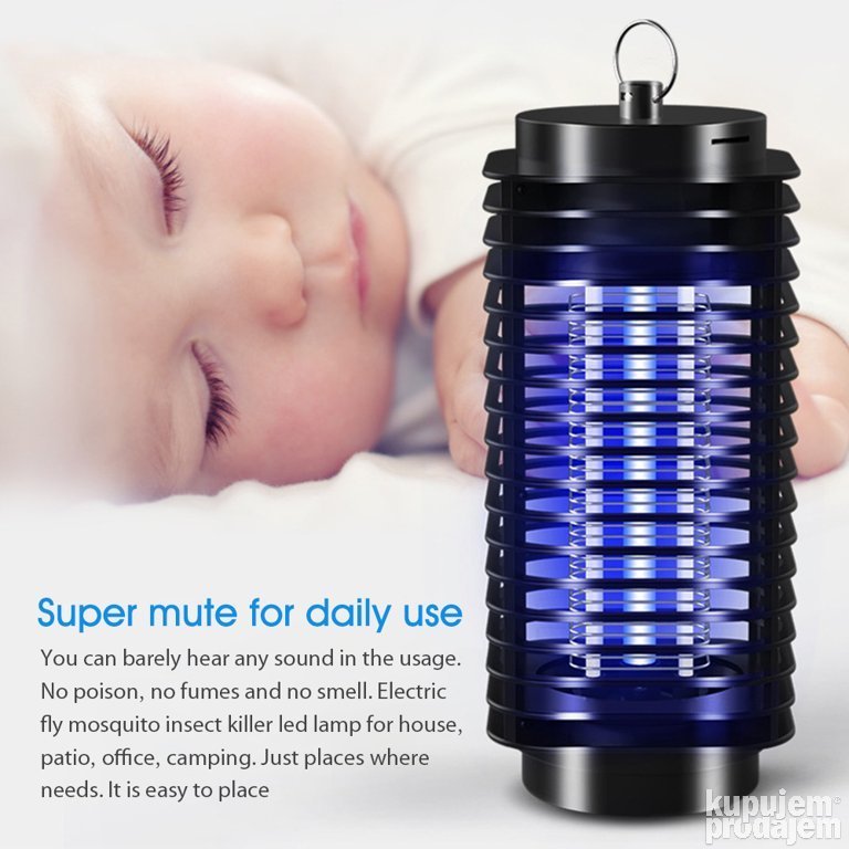 Električna lampa protiv komaraca, 3 W, za 220 V