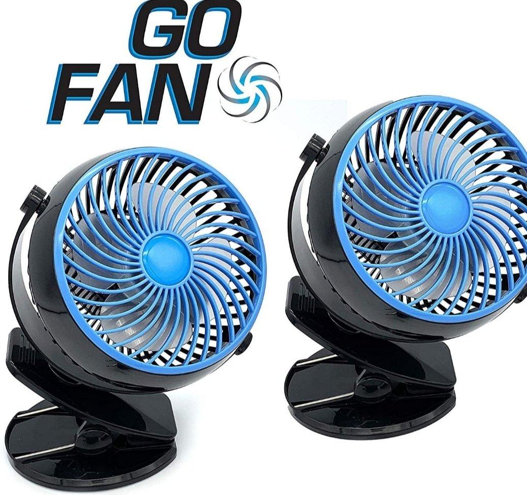 Prenosivi punjivi ventilator sa štipaljkom