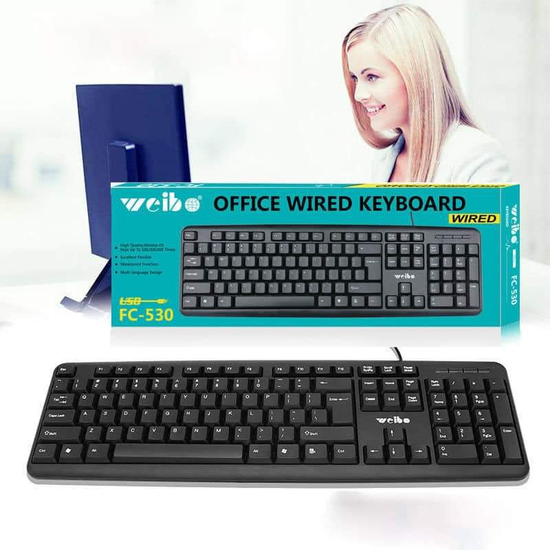 USB tastatura Weibo FC-530 sa tihim tasterima