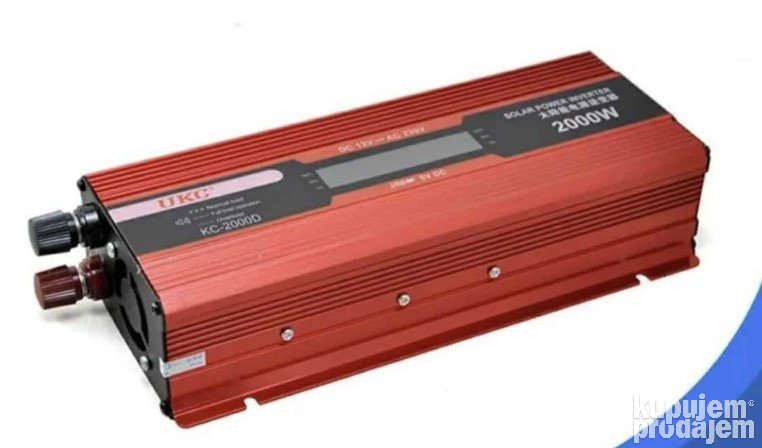 Inverter 12 V na 220 V, vršna snaga 2000 W