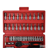 Set nasadnih i torx ključeva, 46 delova, hrom vanadijum