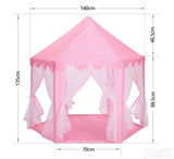 Dečiji šator dvorac roze, prečnik 105 cm