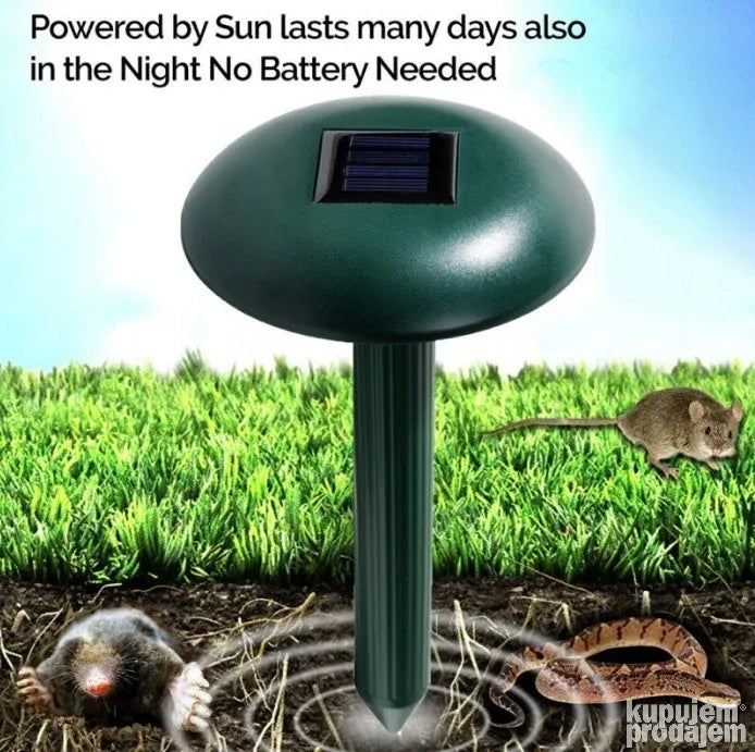 Solarni rasterivač krtica i glodara za površinu do 800 m2