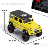Metalni Mercedes G500 žuti, razmera 1:32