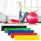 Set od 5 traka za vežbanje, jogu i pilates, dužina 60 cm