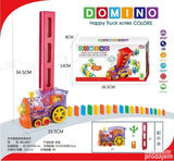 Domino vozić koji sam postavlja domine, sa svetlom i zvukom