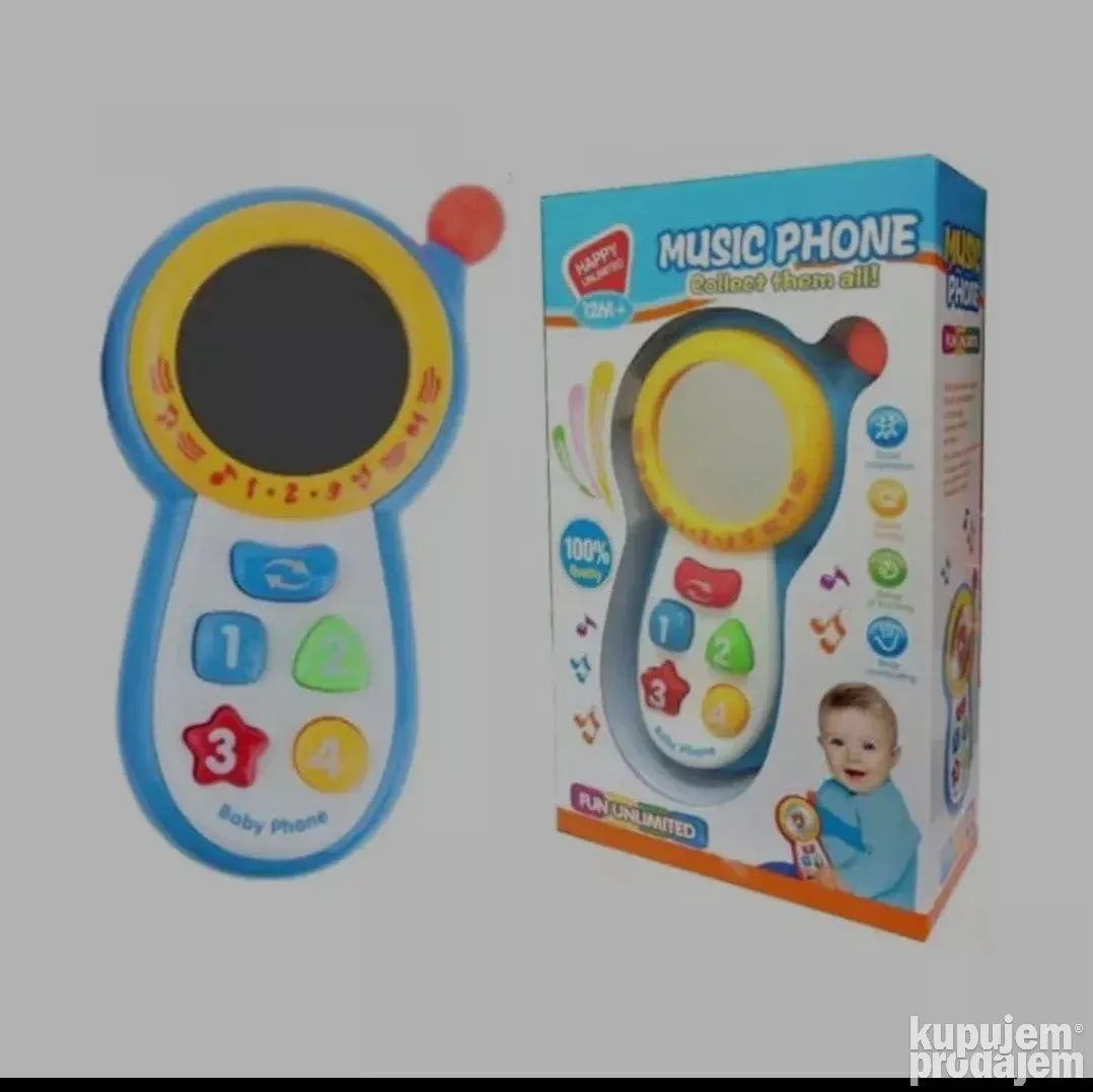 Dečiji muzički telefon, igračka sa melodijama