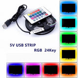 USB RGB LED traka 3 m sa daljinskim od 24 tastera