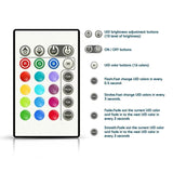 USB RGB LED traka 3 m sa daljinskim od 24 tastera