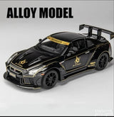 Metalni auto Nissan Skyline GTR crni, razmera 1:24