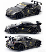 Metalni auto Nissan Skyline GTR crni, razmera 1:24