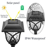 Set od 6 solarnih baštenskih lampi fenjera 43 cm