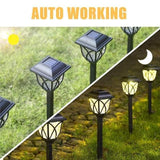 Set od 6 solarnih baštenskih lampi fenjera 43 cm