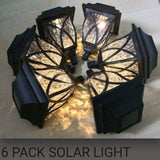Set od 6 solarnih baštenskih lampi fenjera 43 cm