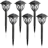 Set od 6 solarnih baštenskih lampi fenjera 43 cm