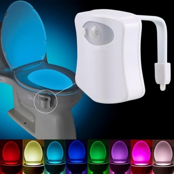 LED lampa za WC šolju sa senzorom pokreta – 8 boja
