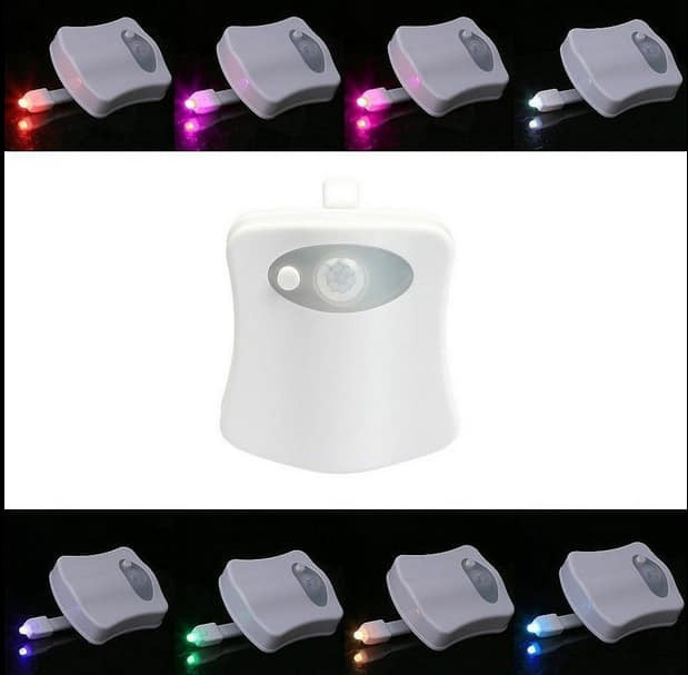LED lampa za WC šolju sa senzorom pokreta – 8 boja – slika 4