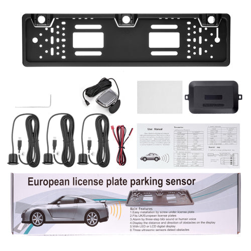 Parking kamera+parking senzori u ramu tablice