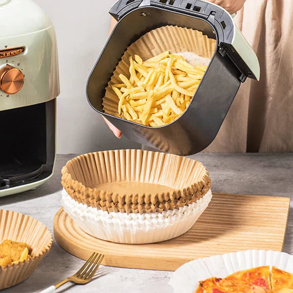 Papir za air fryer – 50 komada, prečnik 20 cm – slika 7