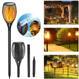 Solarne LED baklje sa efektom plamena
