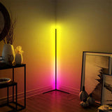 RGB ugaona podna lampa 125 cm sa daljinskim