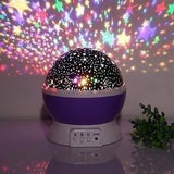 LED lampa projektor zvezdanog neba sa rotacijom