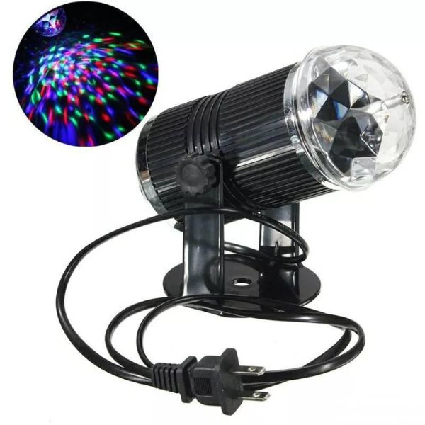 Mini disko kugla sa promenom boja – 220V – slika 2