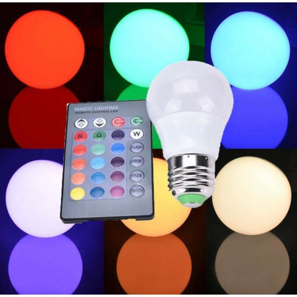 RGB LED sijalica sa daljinskim upravljačem – 8w