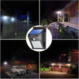 Solarni LED reflektor sa senzorom pokreta, 4 komada