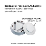 Samolepljiva bežična LED svetla sa daljinskim, 3 komada