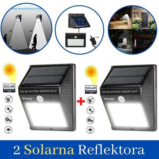 2 Solarna Led Reflektora za bastu