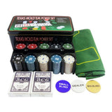 Veliki poker set sa 200 čipova i 2 špila karata