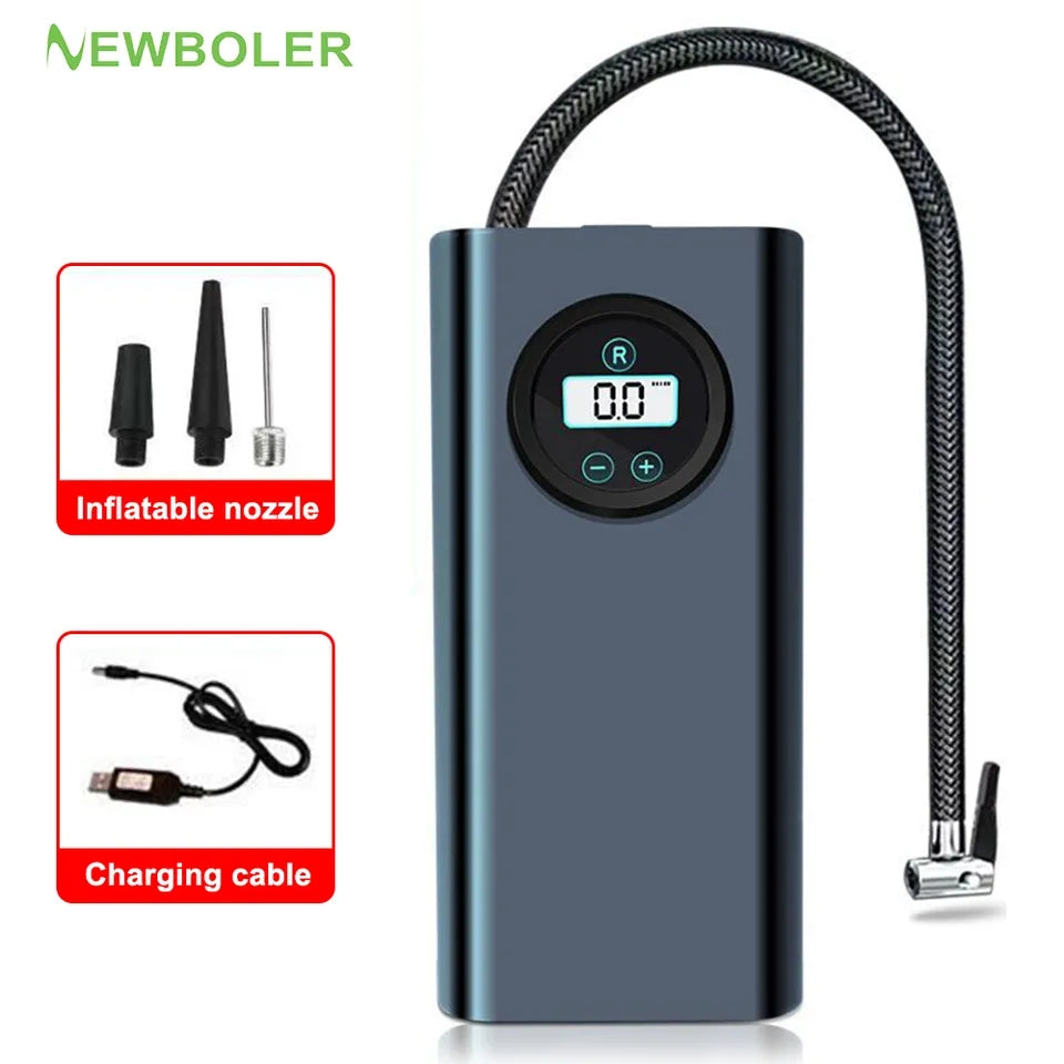 Mini kompresor na punjivu bateriju 120 PSI sa power bank funkcijom – slika 2